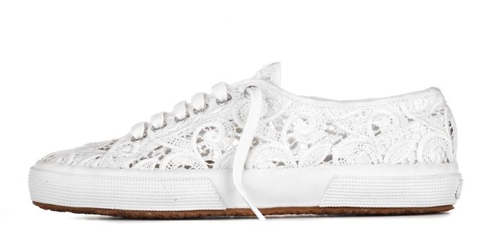 superga pizzo sposa