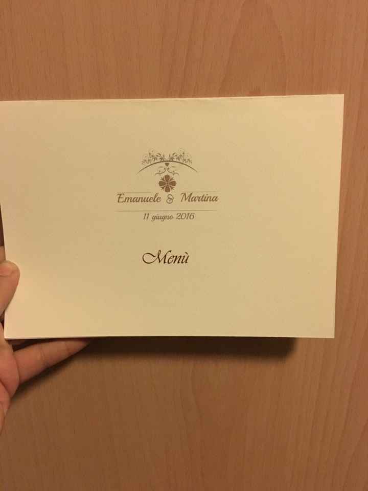 Stampa menù, che ne pensate? - 1