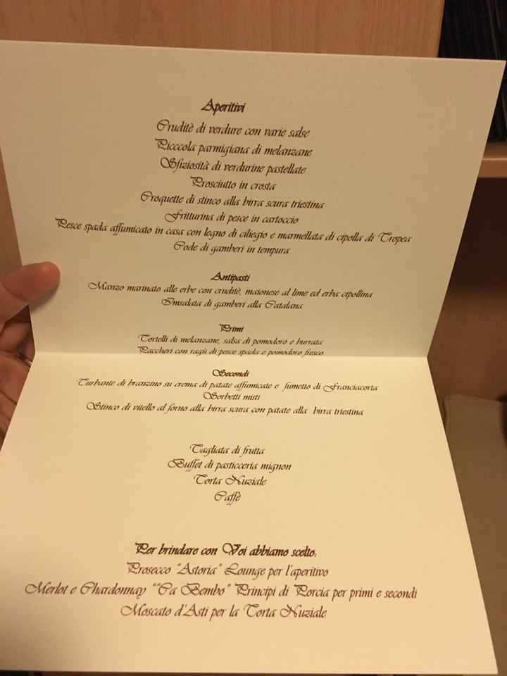 Stampa menù, che ne pensate? - 2