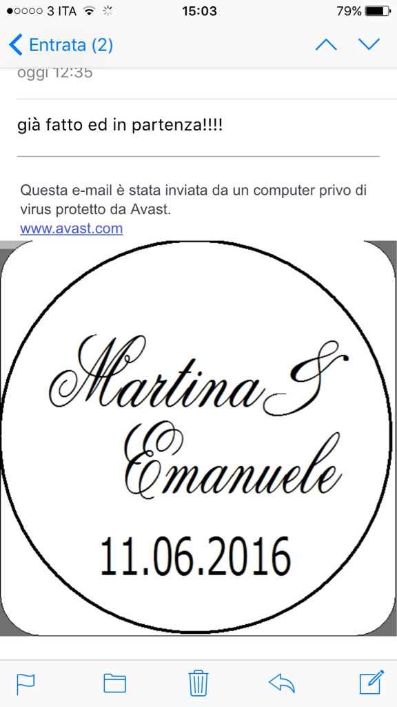 Bollini chiudi busta personalizzati - 1