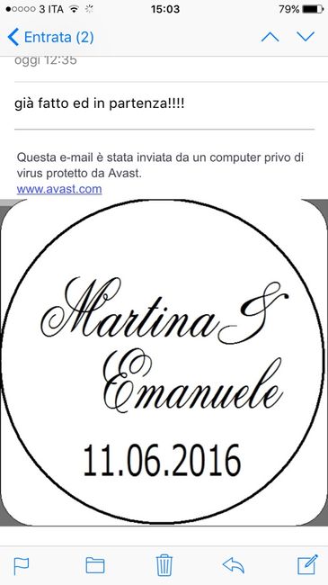 Bollino adesivo chiudi busta - 1