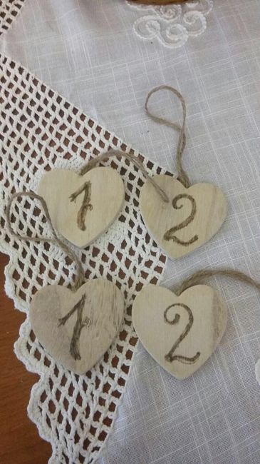 Cuori legno incisi... - 2