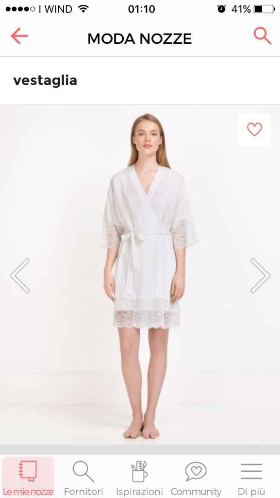 Mi fate vedere le vestagliette che avete scelto per prepararvi - 1