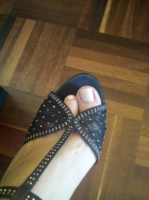 Smalto piedi wedding - 1