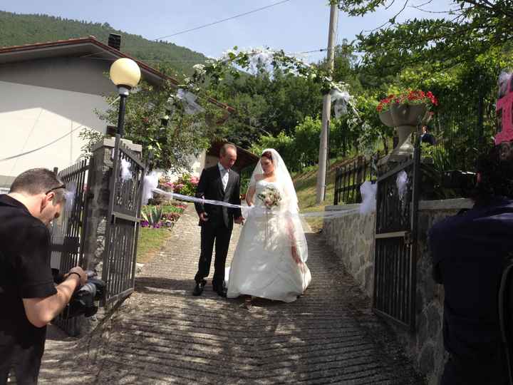 il passaggio sotto l'arco