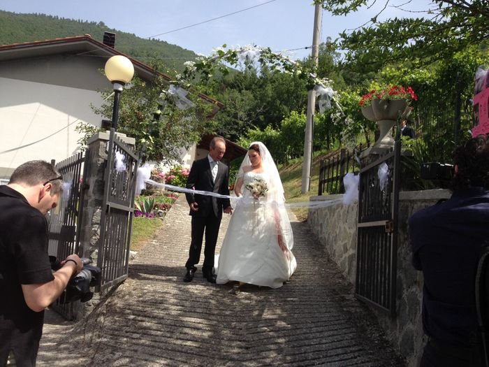 il passaggio sotto l'arco