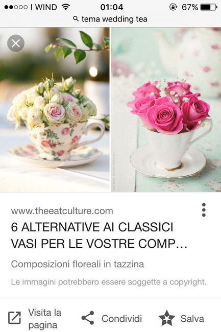 Tema fiori - centrotavola e segnaposti - 1