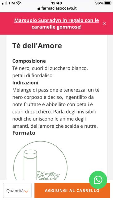 The/tisane come bomboniera - 2