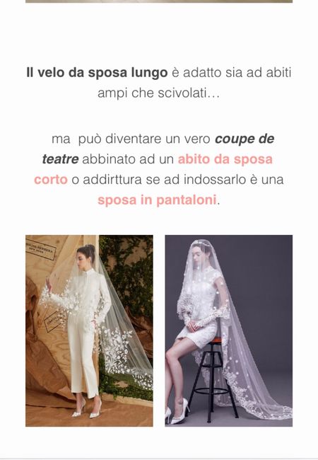 Velo sposa lungo e vestito corto 4