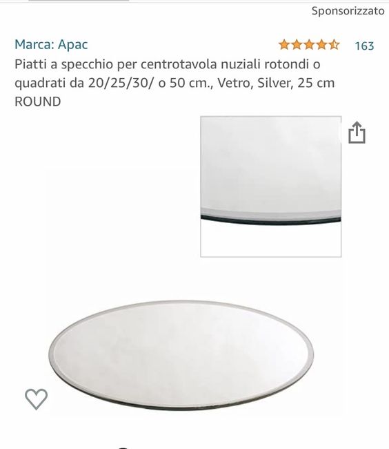 Specchi centrotavola - 1