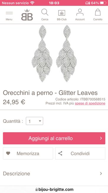 Orecchini matrimonio - 1