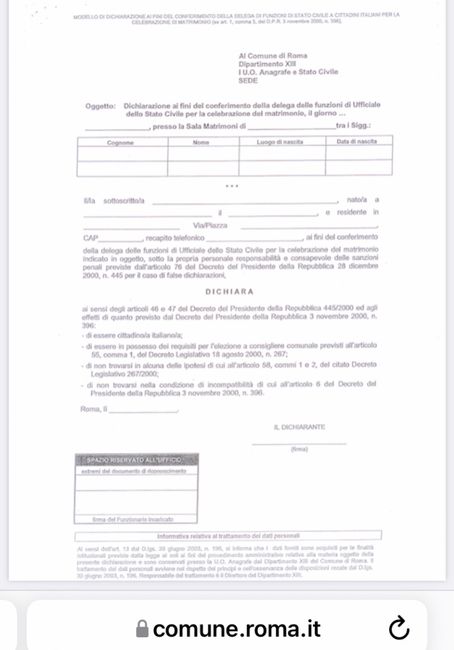 Cerimoniere comune di roma - 2