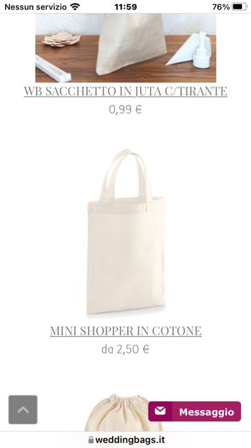 Borsa di cotone 'portascarpe' 2