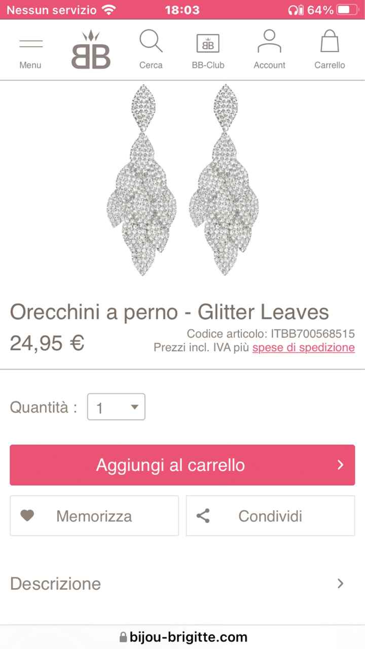 Orecchini matrimonio - 1