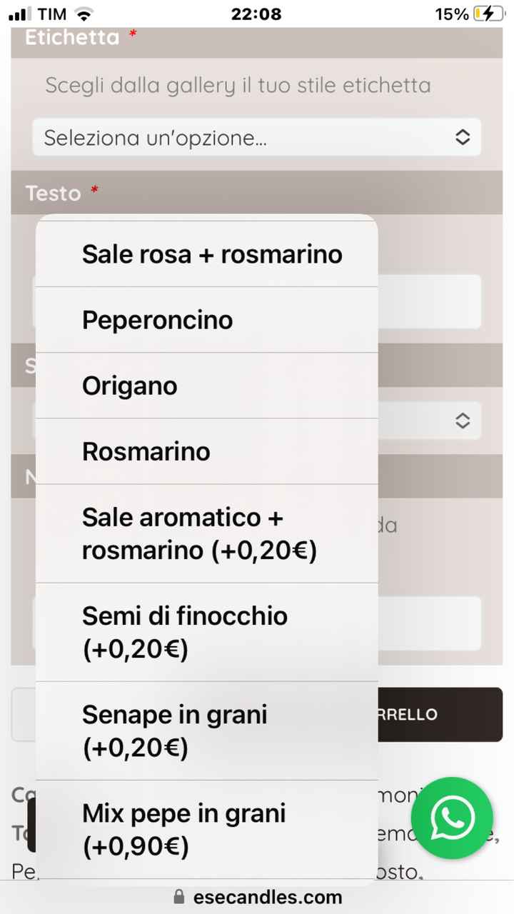 Cerco provette spezie/sale rosa - 1