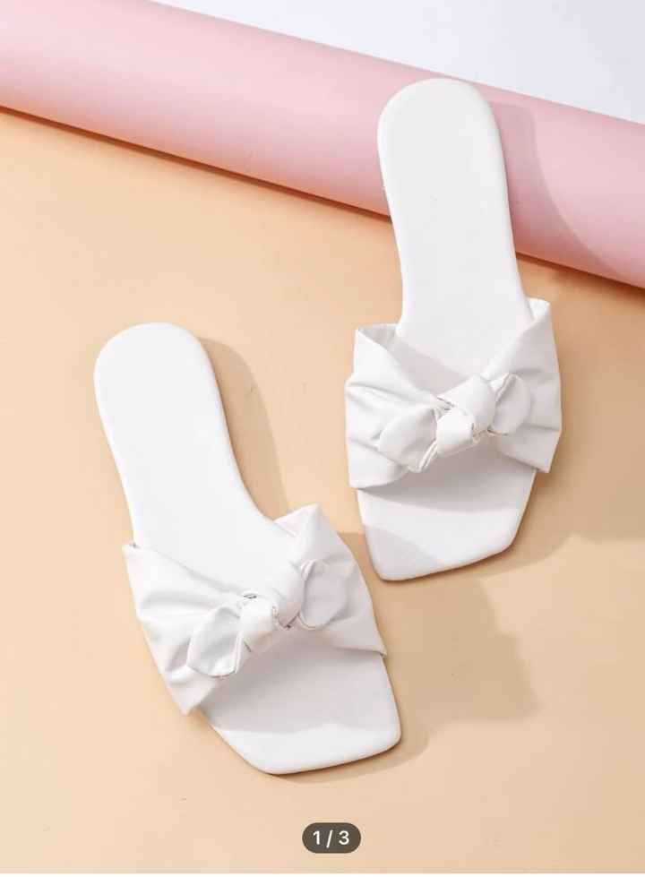 Ciabattine bianche preparazione - 1