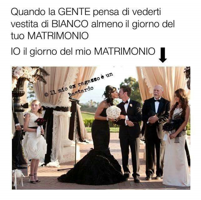  Vestito da sposa nero - 1