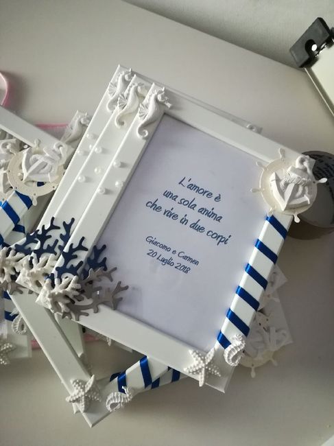 Bomboniere, segna posto e partecipazioni. - 1