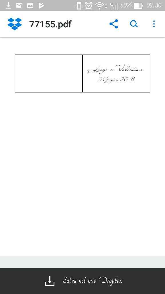  Scelto il font. Ecco la bozza - 1