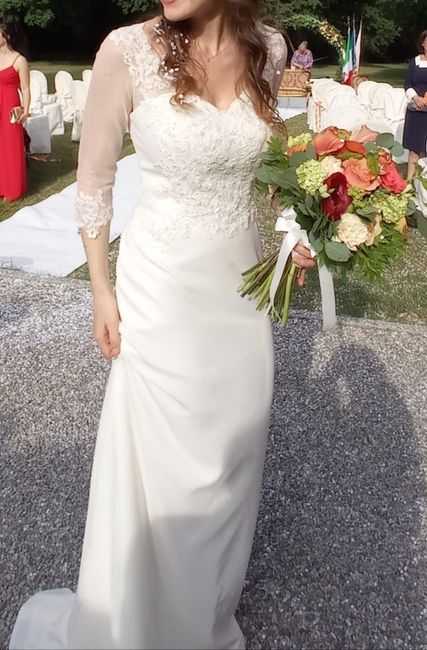 Vestito da sposa per ragazze prosperose - 1