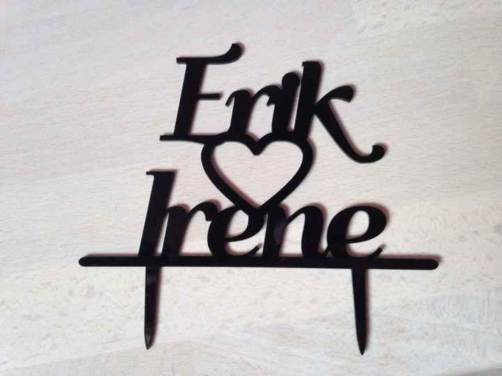 è arrivato anche il nostro cake topper! - 1