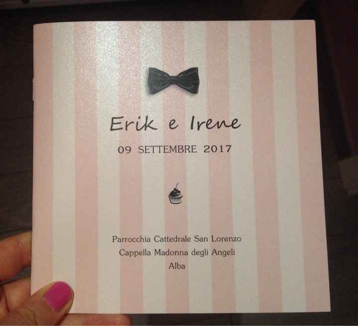 A pochi giorni dal matrimonio abbiamo anche i libretti messa!!! - 1
