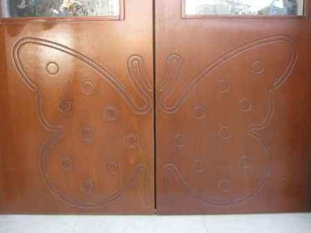 il particolare della nostra porta