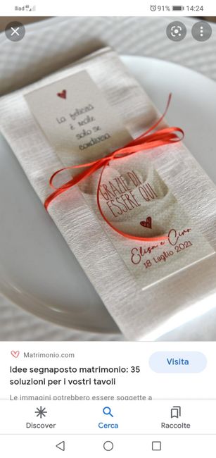 Quanti giorni al matrimonio? Idea segnaposto 2