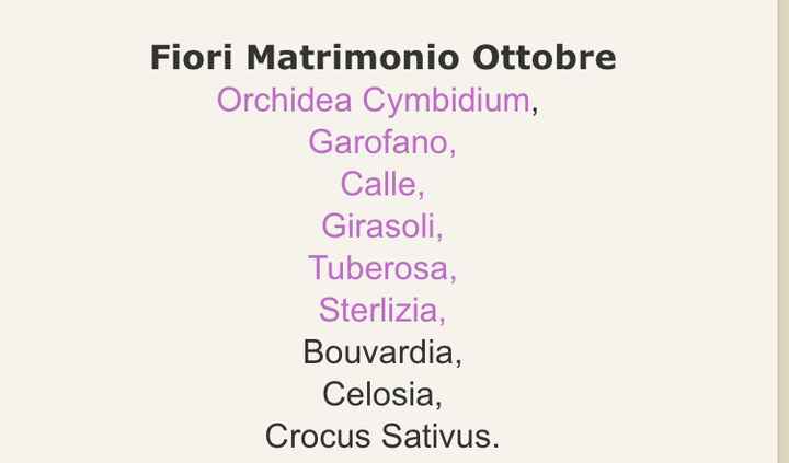 Fiori  e la loro stagionalità - 10