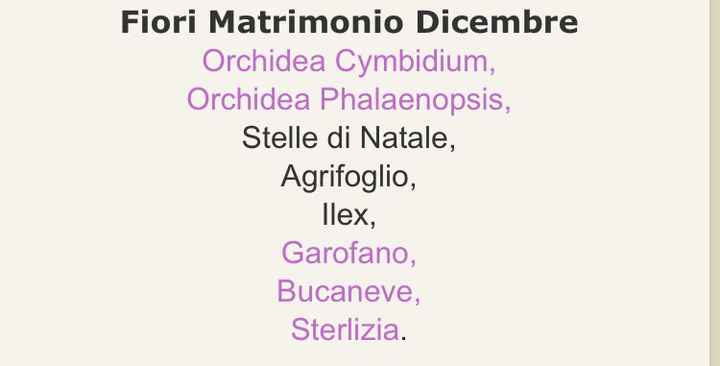 Fiori  e la loro stagionalità - 12