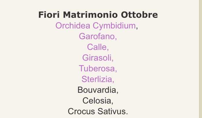 Fiori  e la loro stagionalità - 10