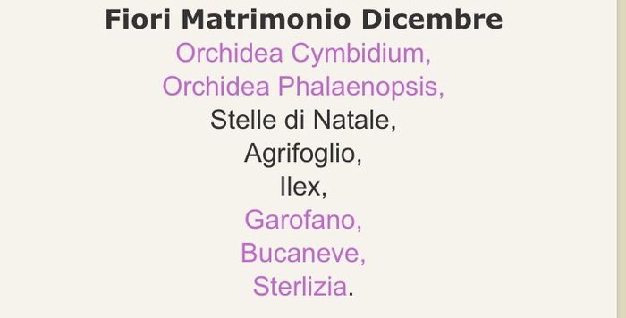 Fiori  e la loro stagionalità - 12