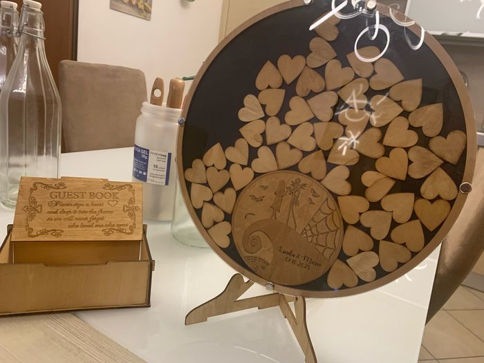 Dettagli nozze✨! Il "libro" degli ospiti 1