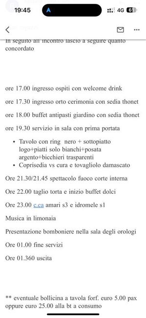 Timeline matrimonio - 1