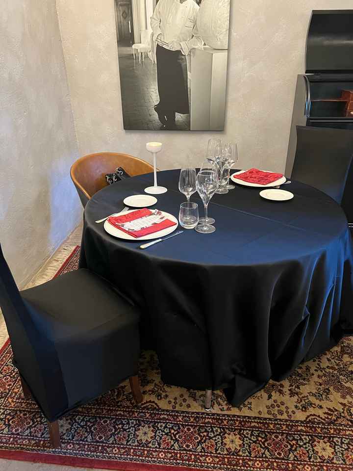 Prova menù/tovagliato effettuata - 1