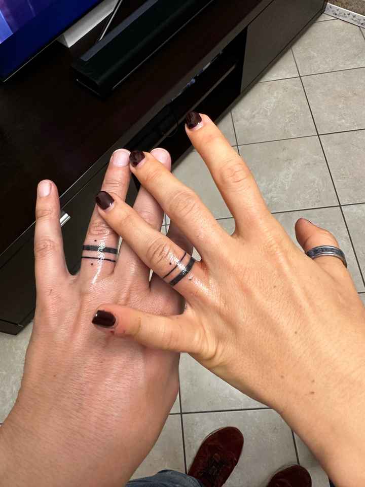 Da ieri abbiamo le nostre fedi 🖤 - 1