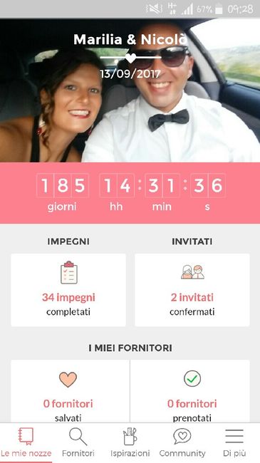Quanti giorni mancano alle tue nozze? - 1