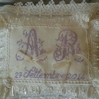 Cuscino porta fedi... ecco il mio, mi fate vedere i vostri - 1