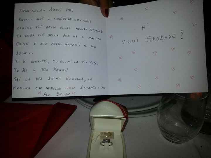 Come ti ha fatto la proposta di matrimonio? - 1