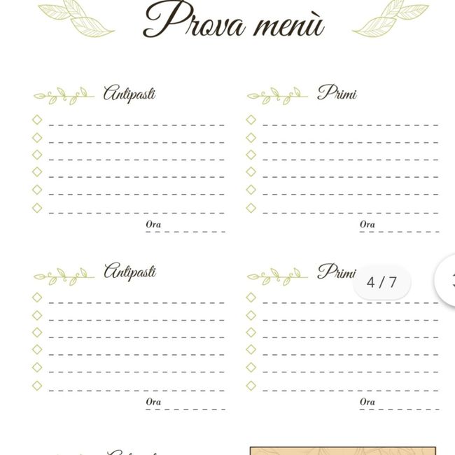 tema prova Menù - 4