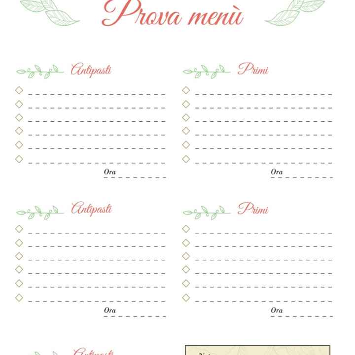 tema prova Menù - 1