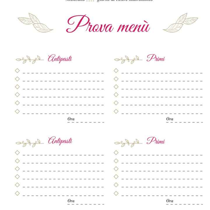 tema prova Menù - 6