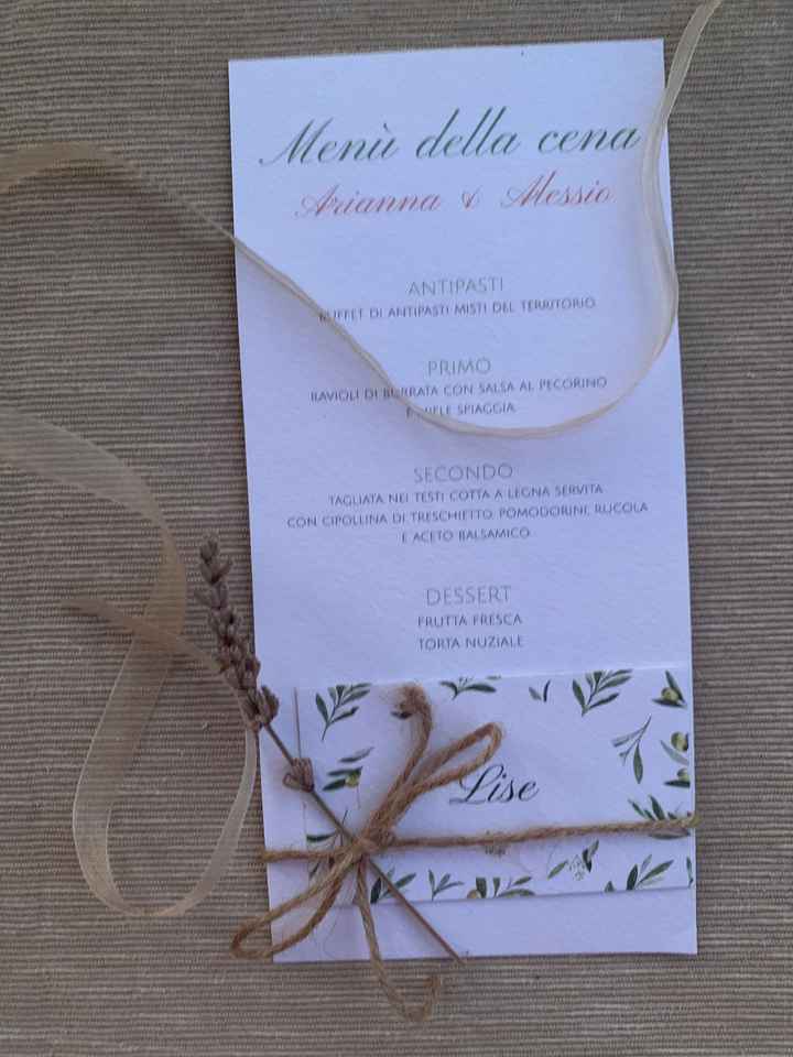 Segnaposto ai tavoli - 2