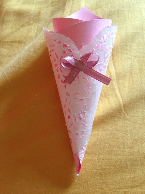 Coni riso effetto "pizzo" - 1