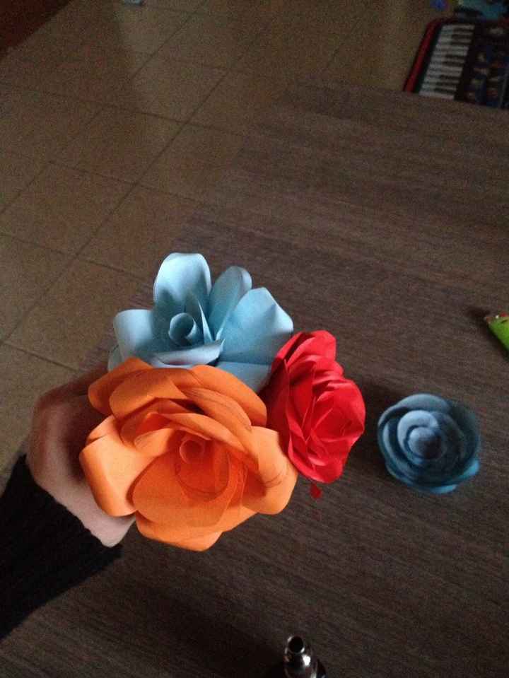 ...PRIMO TENTATIVO FIORI DI CARTA....