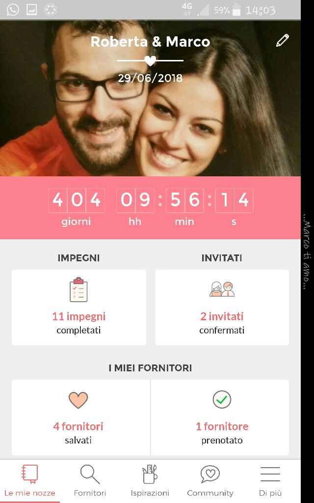 Condividete la data delle vostre nozze - 1