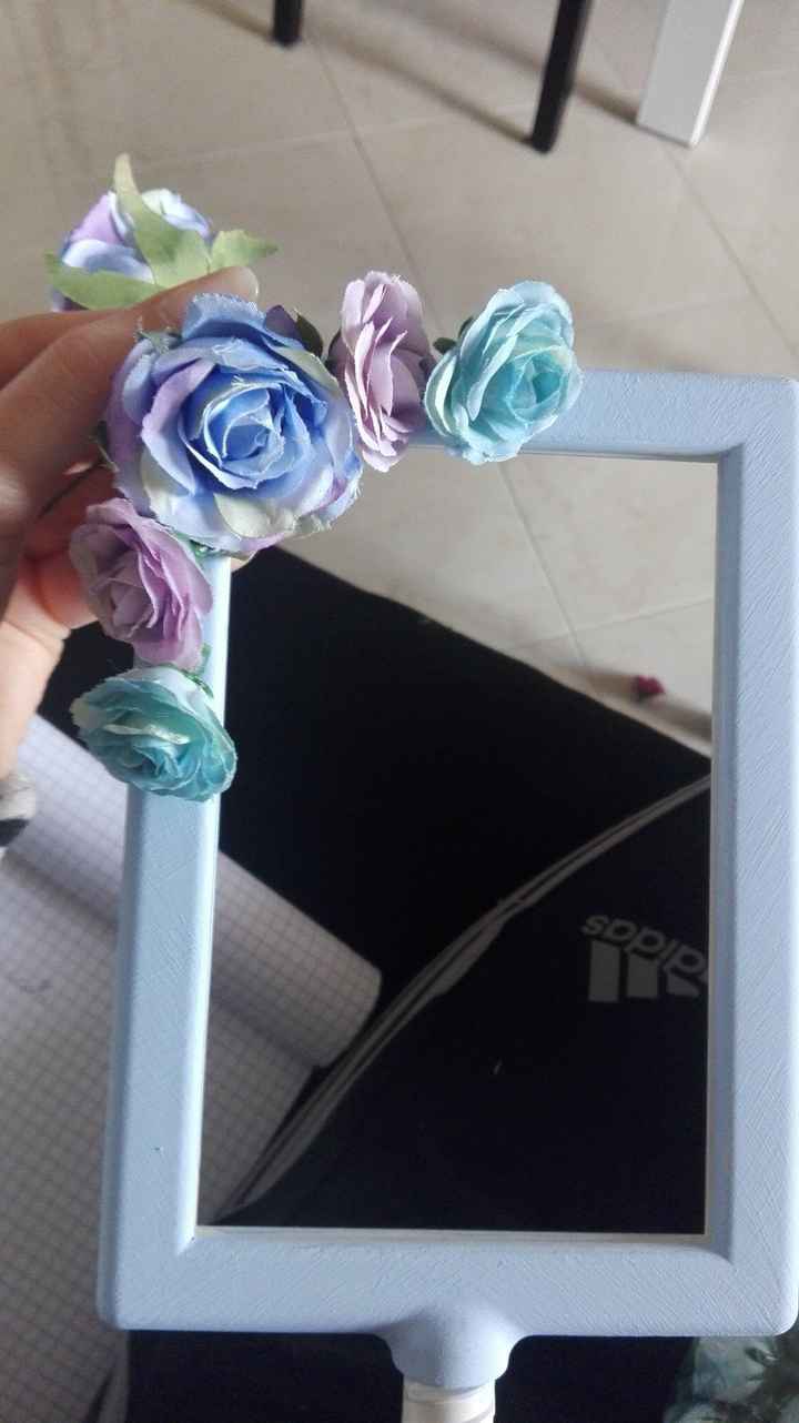 decorazione cornici segnatavolo