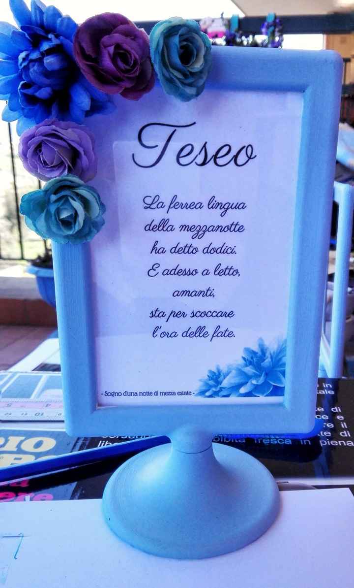 Segnatavolo - Sogno d'una notte di mezza estate
