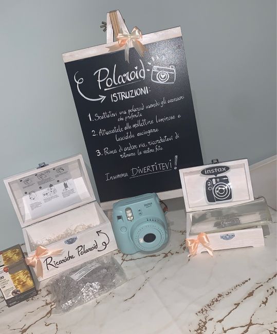 Macchina fotografica istantanea per guestbook 1