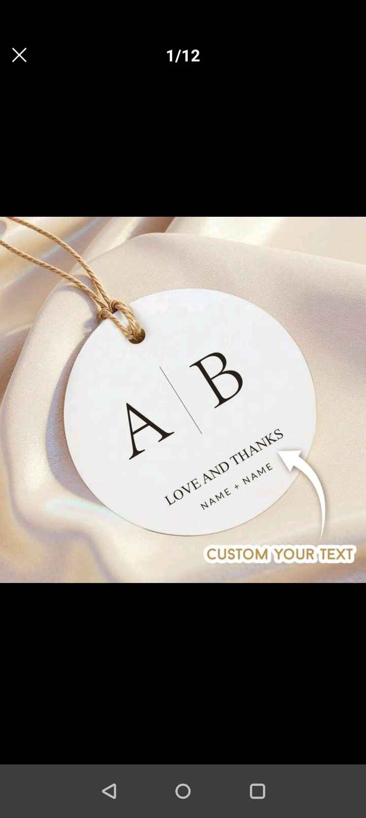 Tag bomboniere rotondi - 1